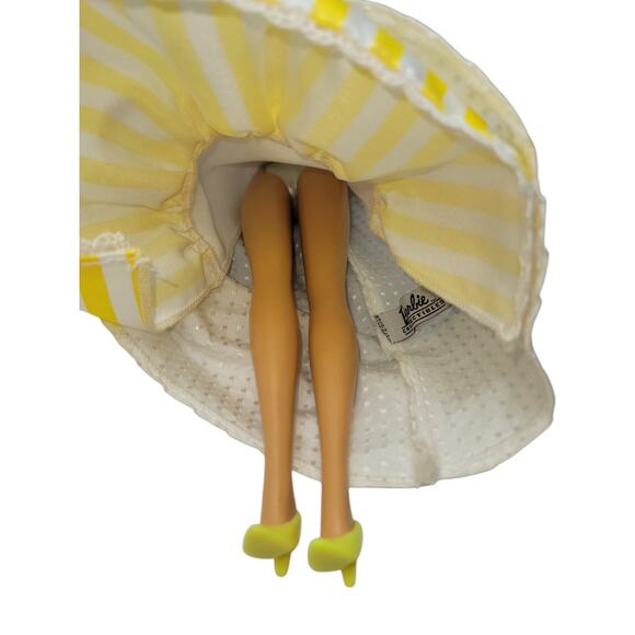 "Barbie Had a Little Lamb" Dress on Pretty in Plaid Midge W/Vintage Lamb Rattle - Picture 9 of 11